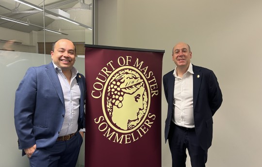 1 Master Sommeliers Franck Moreau and Andres Aragon