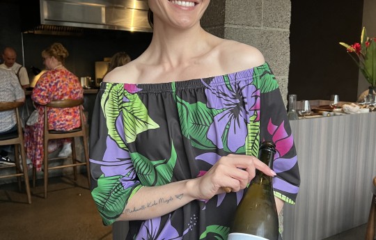 Maitre d Grace Izett and NZSFW graduate