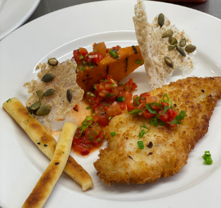 Crumbed gurnard