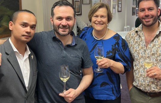 NZ Somm Committee Suraj Andrea Celia Joao