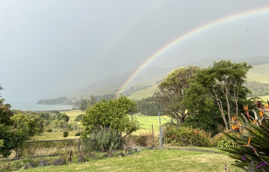 Rainbow in Pigeon Bay