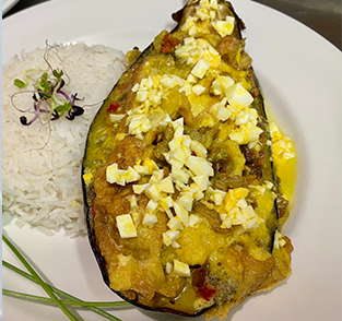 Nathaniel Eggplant Omlette