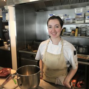 Canada Loucks Chef de Partie and winner of Nourish Group Chef of the Year