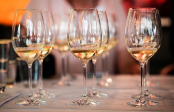 White wine flight