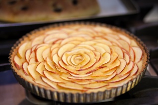 Lunch Normandy Apple Flan