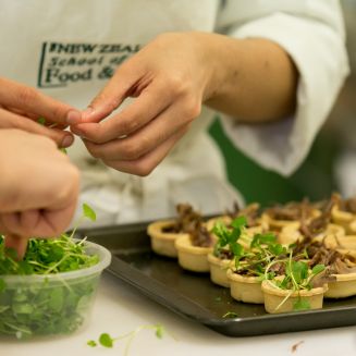 Mutton bird canapes