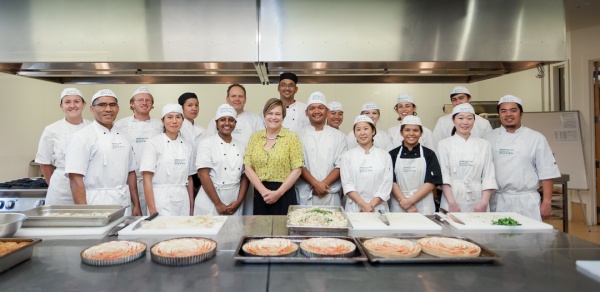 1 Kitchen crew with Celia