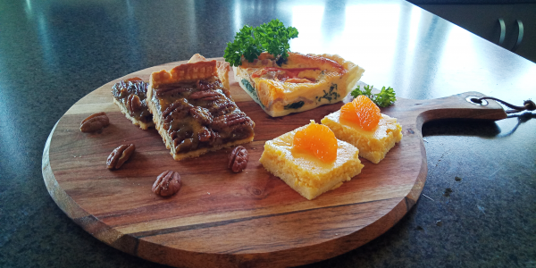 Rejieli Pecan Pie Bacon and Egg Lemon tart Edit